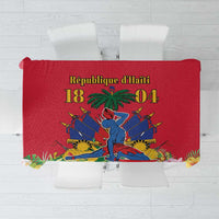 Haiti Independence Day Tablecloth Le Marron Inconnu Unity Makes Strength - Wonder Print Shop