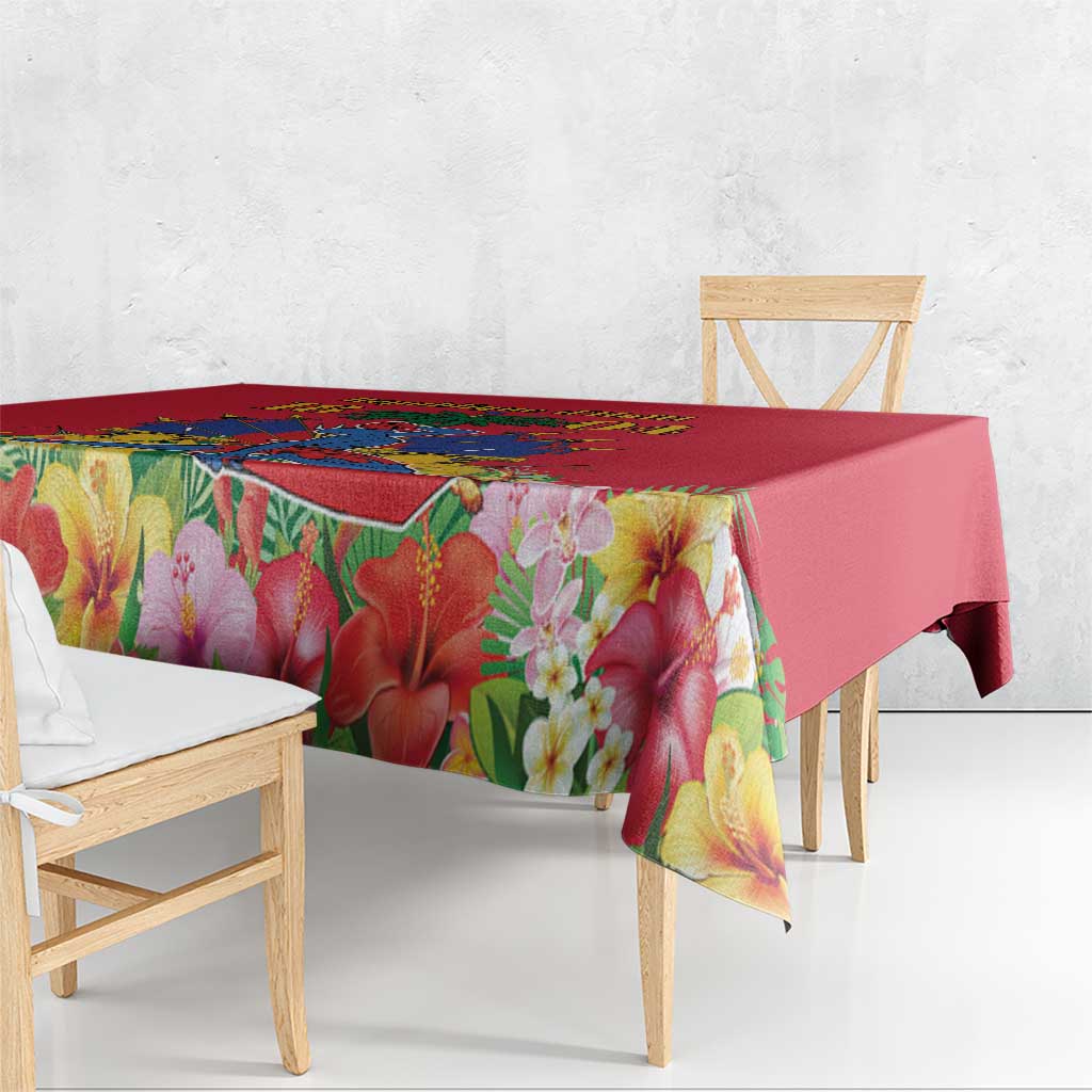 Haiti Independence Day Tablecloth Le Marron Inconnu Unity Makes Strength - Wonder Print Shop