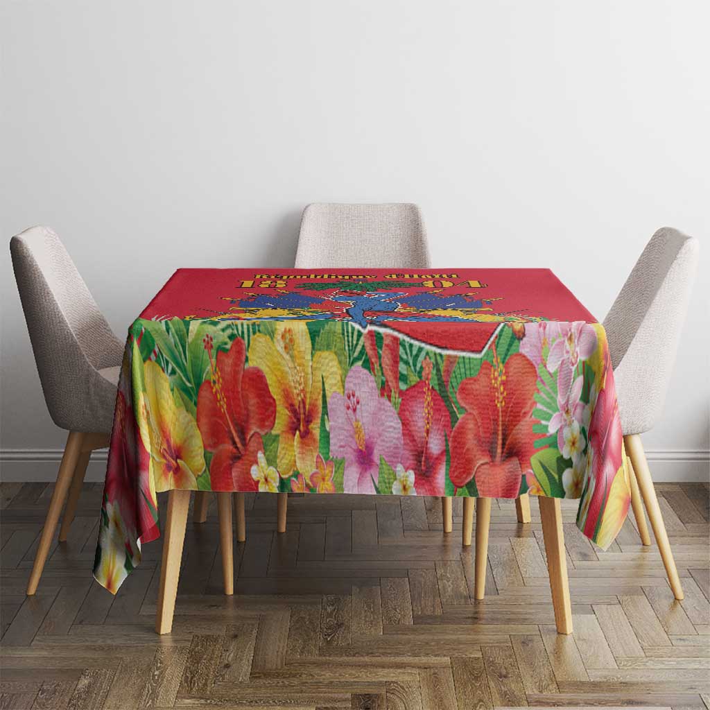 Haiti Independence Day Tablecloth Le Marron Inconnu Unity Makes Strength - Wonder Print Shop