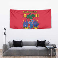Haiti Independence Day Tapestry Le Marron Inconnu Unity Makes Strength - Wonder Print Shop