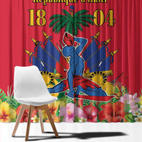 Haiti Independence Day Window Curtain Le Marron Inconnu Unity Makes Strength - Wonder Print Shop