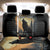 Personalized Estonia Back Car Seat Cover Wolf Howling At The Moon - Wonder Print Shop