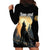 Personalized Estonia Hoodie Dress Wolf Howling At The Moon - Wonder Print Shop