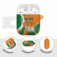 Ivory Coast Football AirPods Case Les Elephants Spirit - Wonder Print Shop