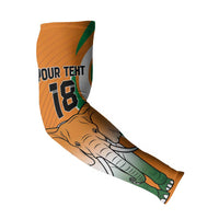 Custom Ivory Coast Football Arm Sleeves Les Elephants Spirit - Wonder Print Shop