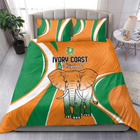 Ivory Coast Football Bedding Set Les Elephants Spirit - Wonder Print Shop