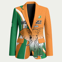 Custom Ivory Coast Football Blazer Les Elephants Spirit - Wonder Print Shop