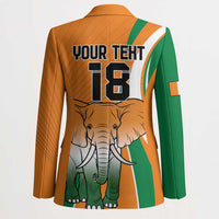 Custom Ivory Coast Football Blazer Les Elephants Spirit - Wonder Print Shop