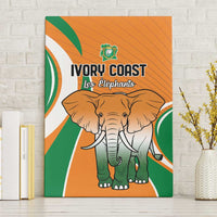 Ivory Coast Football Canvas Wall Art Les Elephants Spirit - Wonder Print Shop
