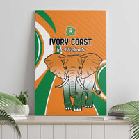 Ivory Coast Football Canvas Wall Art Les Elephants Spirit - Wonder Print Shop
