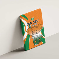 Ivory Coast Football Canvas Wall Art Les Elephants Spirit - Wonder Print Shop