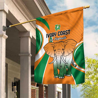 Ivory Coast Football Garden Flag Les Elephants Spirit - Wonder Print Shop