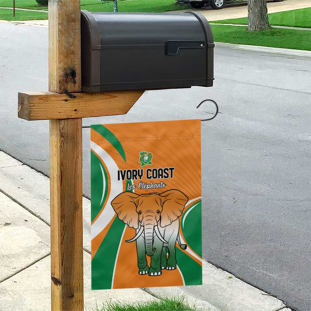 Ivory Coast Football Garden Flag Les Elephants Spirit - Wonder Print Shop
