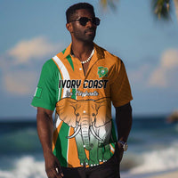 Custom Ivory Coast Football Hawaiian Shirt Les Elephants Spirit LT18