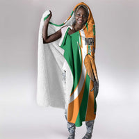 Ivory Coast Football Hooded Blanket Les Elephants Spirit - Wonder Print Shop
