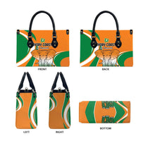 Ivory Coast Football Leather Bag Les Elephants Spirit - Wonder Print Shop