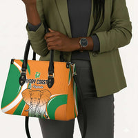 Ivory Coast Football Leather Bag Les Elephants Spirit - Wonder Print Shop