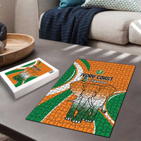 Ivory Coast Football Puzzle Les Elephants Spirit - Wonder Print Shop