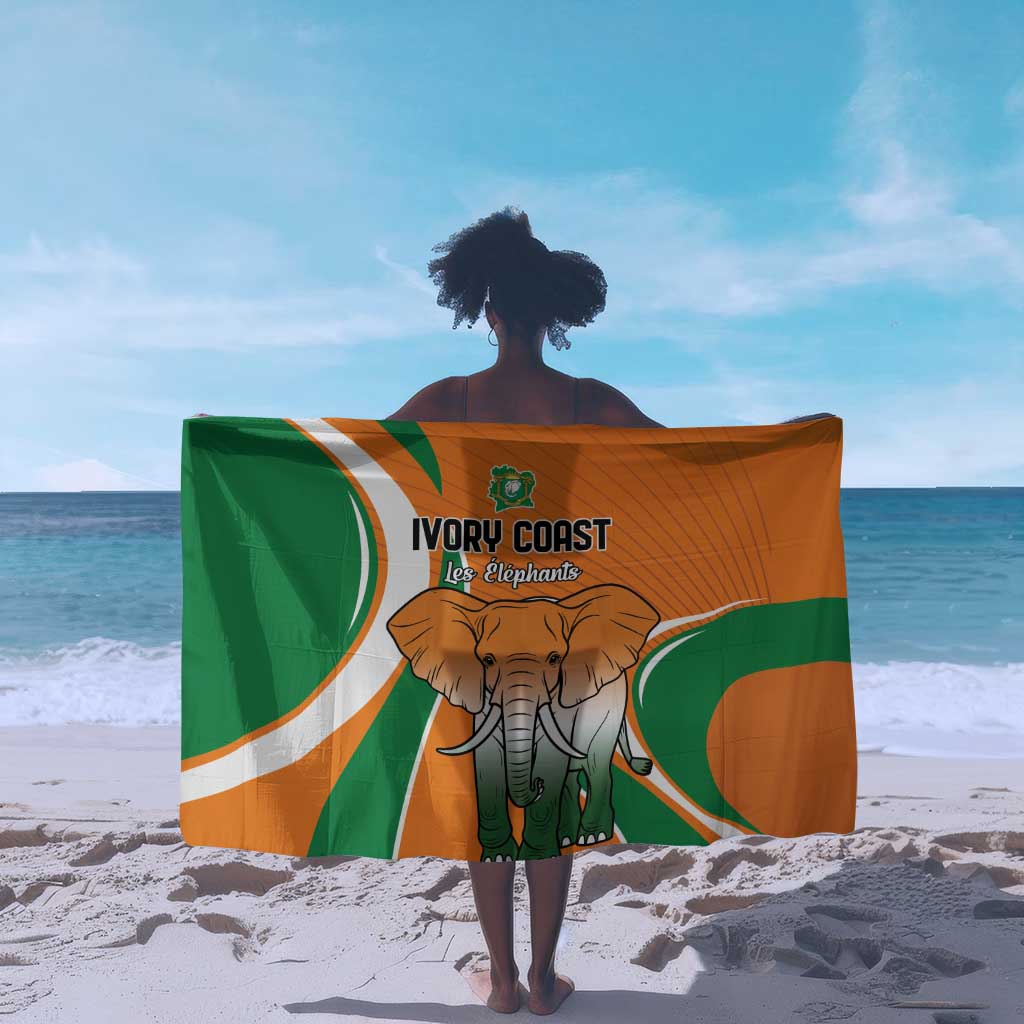 Ivory Coast Football Sarong Les Elephants Spirit - Wonder Print Shop