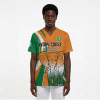 Custom Ivory Coast Football Scrub Top Les Elephants Spirit - Wonder Print Shop