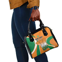 Ivory Coast Football Shoulder Handbag Les Elephants Spirit - Wonder Print Shop