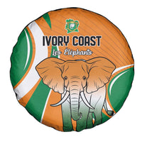 Ivory Coast Football Spare Tire Cover Les Elephants Spirit - Wonder Print Shop