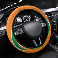 Ivory Coast Football Steering Wheel Cover Les Elephants Spirit - Wonder Print Shop