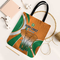 Ivory Coast Football Tote Bag Les Elephants Spirit - Wonder Print Shop