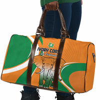 Ivory Coast Football Travel Bag Les Elephants Spirit - Wonder Print Shop