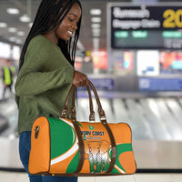 Ivory Coast Football Travel Bag Les Elephants Spirit - Wonder Print Shop