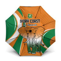 Ivory Coast Football Umbrella Les Elephants Spirit - Wonder Print Shop