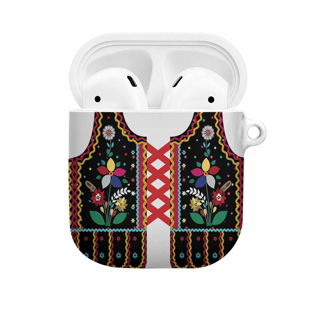 Vintage Polish Gorsecik AirPods Case Slavic Floral Folk Art