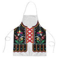 Vintage Polish Gorsecik Apron Slavic Floral Folk Art