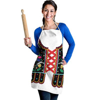 Vintage Polish Gorsecik Apron Slavic Floral Folk Art
