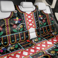 Vintage Polish Gorsecik Back Car Seat Cover Slavic Floral Folk Art