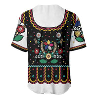 Vintage Polish Gorsecik Baseball Jersey Slavic Floral Folk Art
