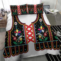 Vintage Polish Gorsecik Bedding Set Slavic Floral Folk Art