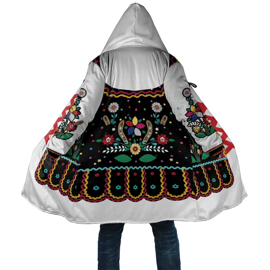 Vintage Polish Gorsecik Cloak Slavic Floral Folk Art