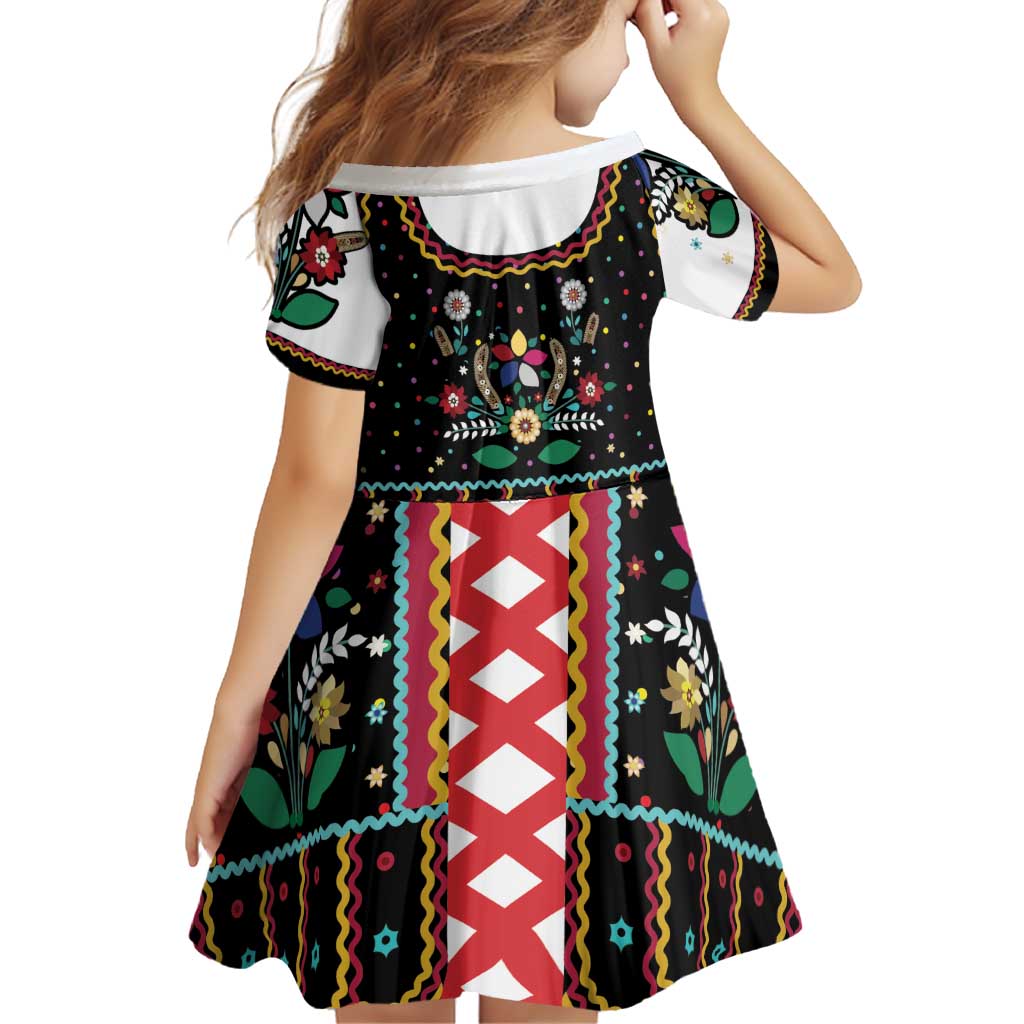 Vintage Polish Gorsecik Family Matching Off Shoulder Maxi Dress and Hawaiian Shirt Slavic Floral Folk Art