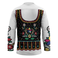 Vintage Polish Gorsecik Hockey Jersey Slavic Floral Folk Art