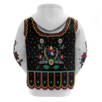 Vintage Polish Gorsecik Hoodie Slavic Floral Folk Art
