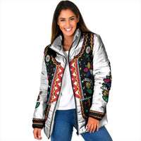 Vintage Polish Gorsecik Padded Jacket Slavic Floral Folk Art
