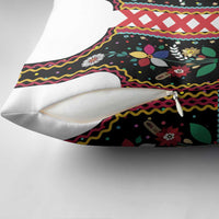 Vintage Polish Gorsecik Pillow Cover Slavic Floral Folk Art