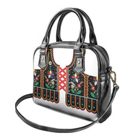 Vintage Polish Gorsecik Shoulder Handbag Slavic Floral Folk Art