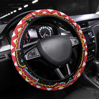 Vintage Polish Gorsecik Steering Wheel Cover Slavic Floral Folk Art