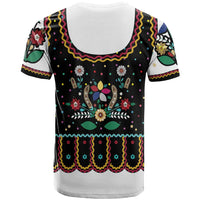 Vintage Polish Gorsecik T Shirt Slavic Floral Folk Art