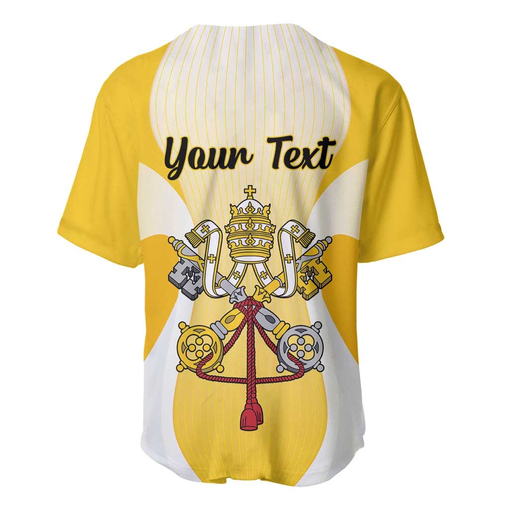 Personalized Holy See - Vatican City Baseball Jersey Sporty Style