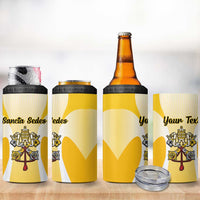 Personalized Holy See - Vatican City 4 in 1 Can Cooler Tumbler Sporty Style
