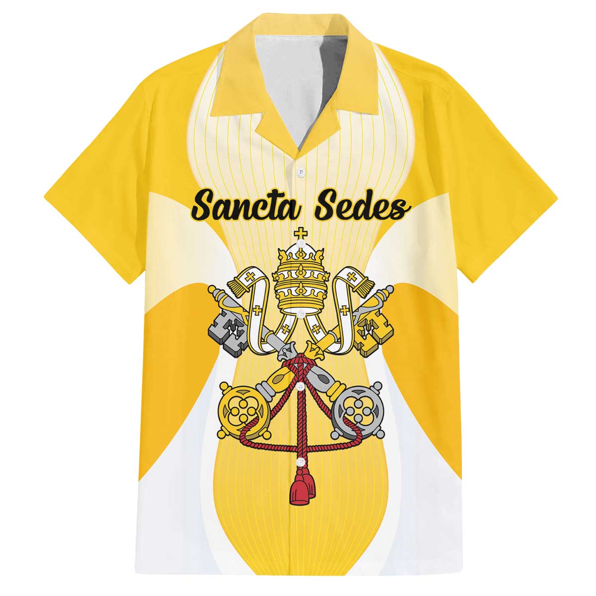 Personalized Holy See - Vatican City Family Matching Off The Shoulder Long Sleeve Dress and Hawaiian Shirt Sporty Style