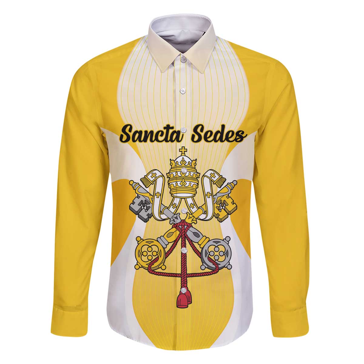 Personalized Holy See - Vatican City Family Matching Off The Shoulder Long Sleeve Dress and Hawaiian Shirt Sporty Style